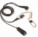 Motorola RLN5318A Black 2 Wire Comfort Earpiece and Combined Mic/PTT: RLN5318