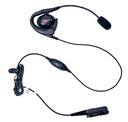 Motorola PMLN5732A Black 1 Wire Earset w/Boom Mic: PMLN5732 Earset