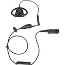Motorola PMLN6757A Black 1 Wire D Style Earpiece: PMLN6757